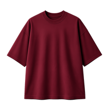 Burgundy Tee – Oversized Heavyweight Sada T-Shirt