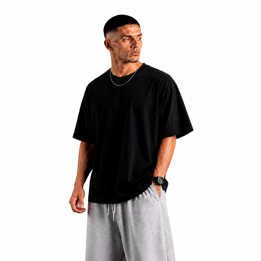 Shadow Tee – Oversized Heavyweight Sada T-Shirt