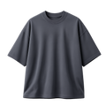 Iron Grey Tee – Oversized Heavyweight Sada T-Shirt