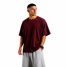 Burgundy Tee – Oversized Heavyweight Sada T-Shirt