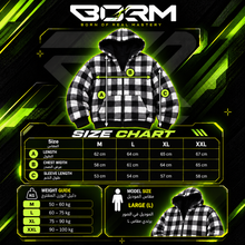 BORM Double Face Jacket – Duality - White × Black