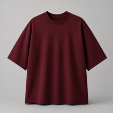 Burgundy Tee – Oversized Heavyweight Sada T-Shirt