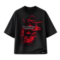 BORM Printed Oversized T-Shirt – CHEMICAL ROMANCE (Black)
