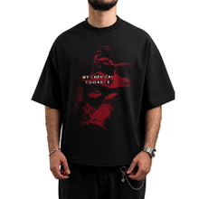BORM Printed Oversized T-Shirt – CHEMICAL ROMANCE (Black)