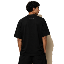 BORM Printed Oversized T-Shirt – Mechanical Vision (Black)