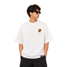 BORM Printed Oversized T-Shirt – Pursche (Of White)