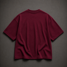 Burgundy Tee – Oversized Heavyweight Sada T-Shirt