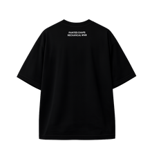 BORM Printed Oversized T-Shirt – Mechanical Vision (Black)