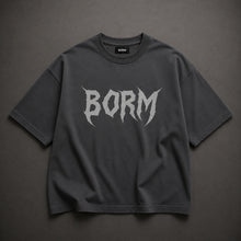 BORM Iron Grey Tee – Oversized Heavyweight T-Shirt