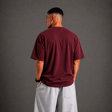Burgundy Tee – Oversized Heavyweight Sada T-Shirt