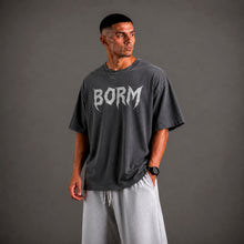 BORM Iron Grey Tee – Oversized Heavyweight T-Shirt