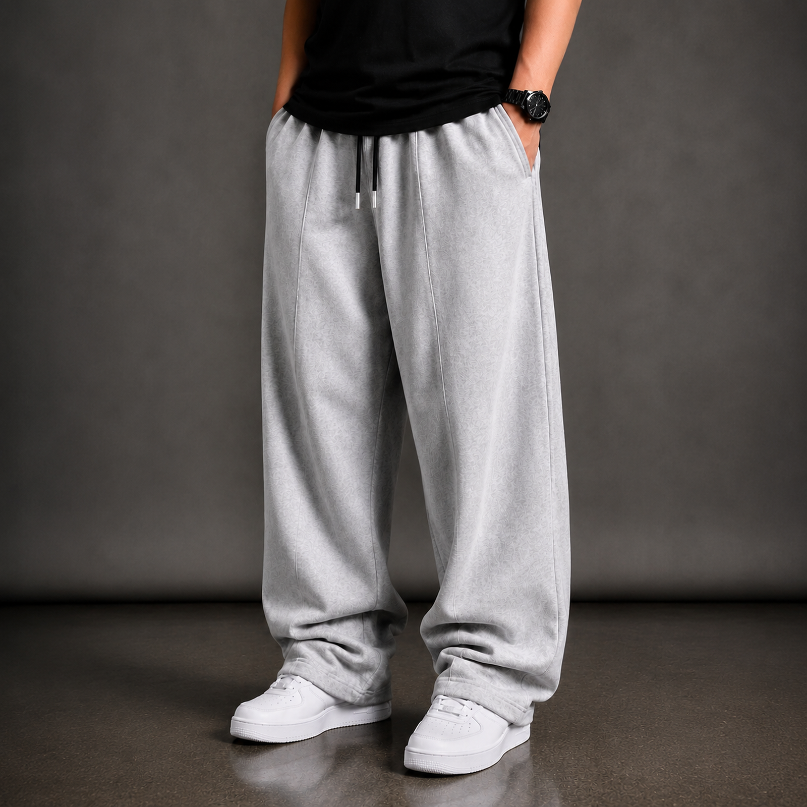 Shadow Wide-Leg Sweatpants